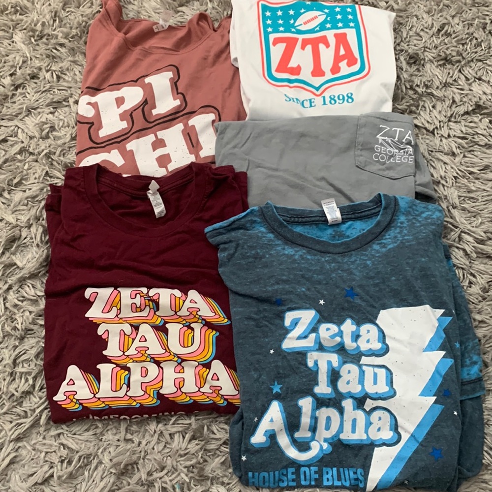 Zeta Tau Alpha tshirt bundle